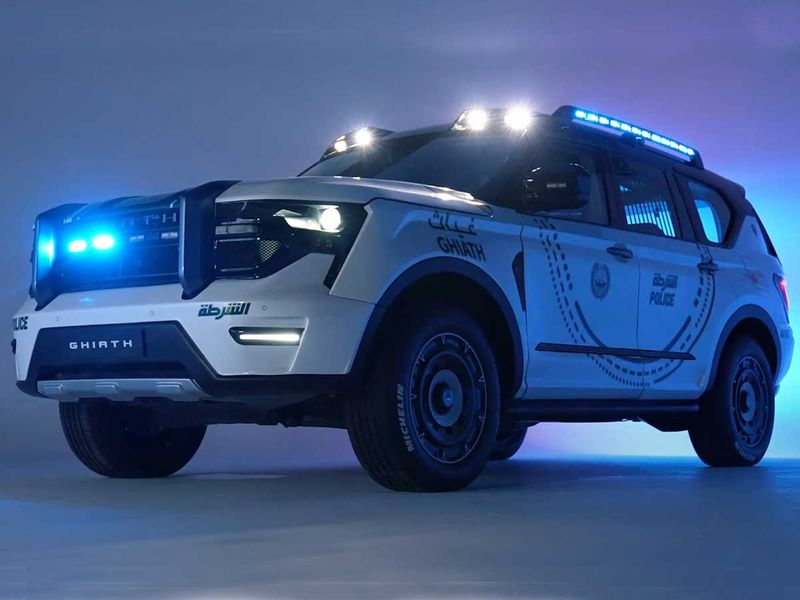 Dubai Police’s Amazing Ghiath Police Car!