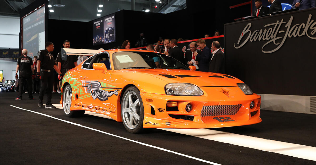 The “Fast and Furious Effect” – Paul Walker’s Toyota Supra Sells for $500K